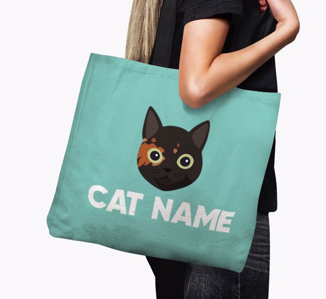 '{breedFullName} Icon & Name' - Personalized Canvas Bag